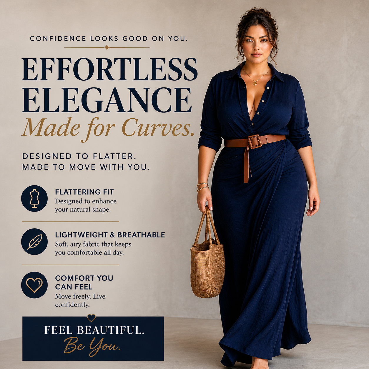 Verena | Robe Maxi Élégante