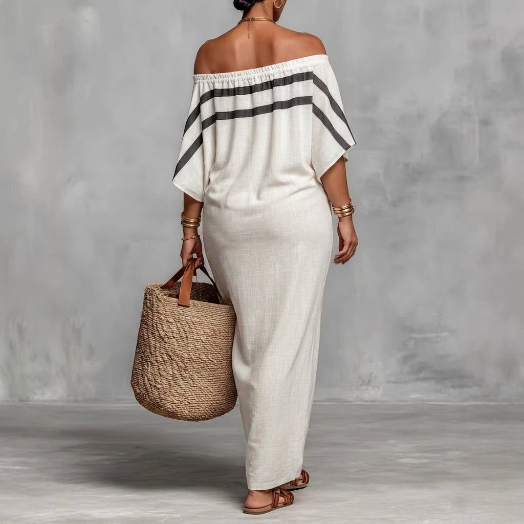 Robe à col montant Lara : Chic quotidien sans effort