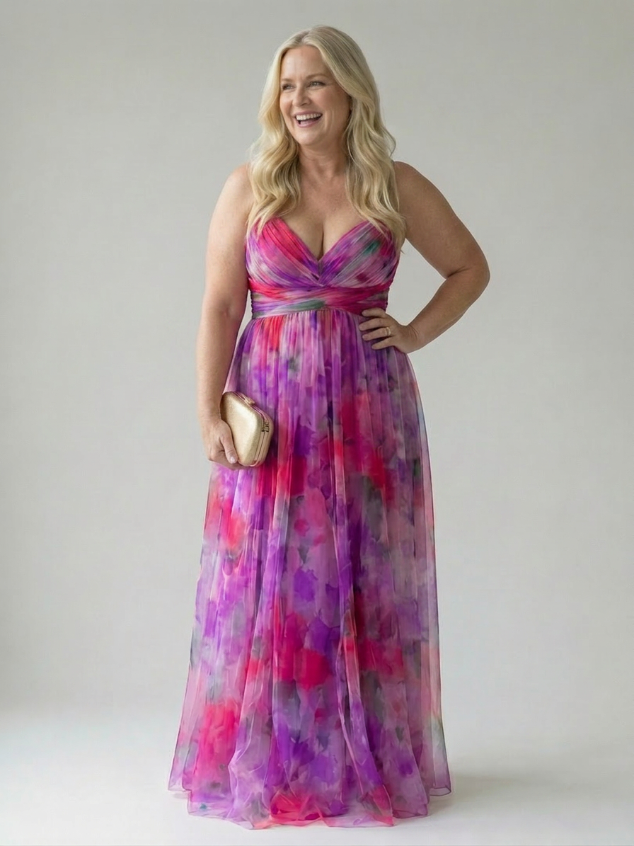 Stella & Grace™ | Robe Maxi Douce en Enveloppement