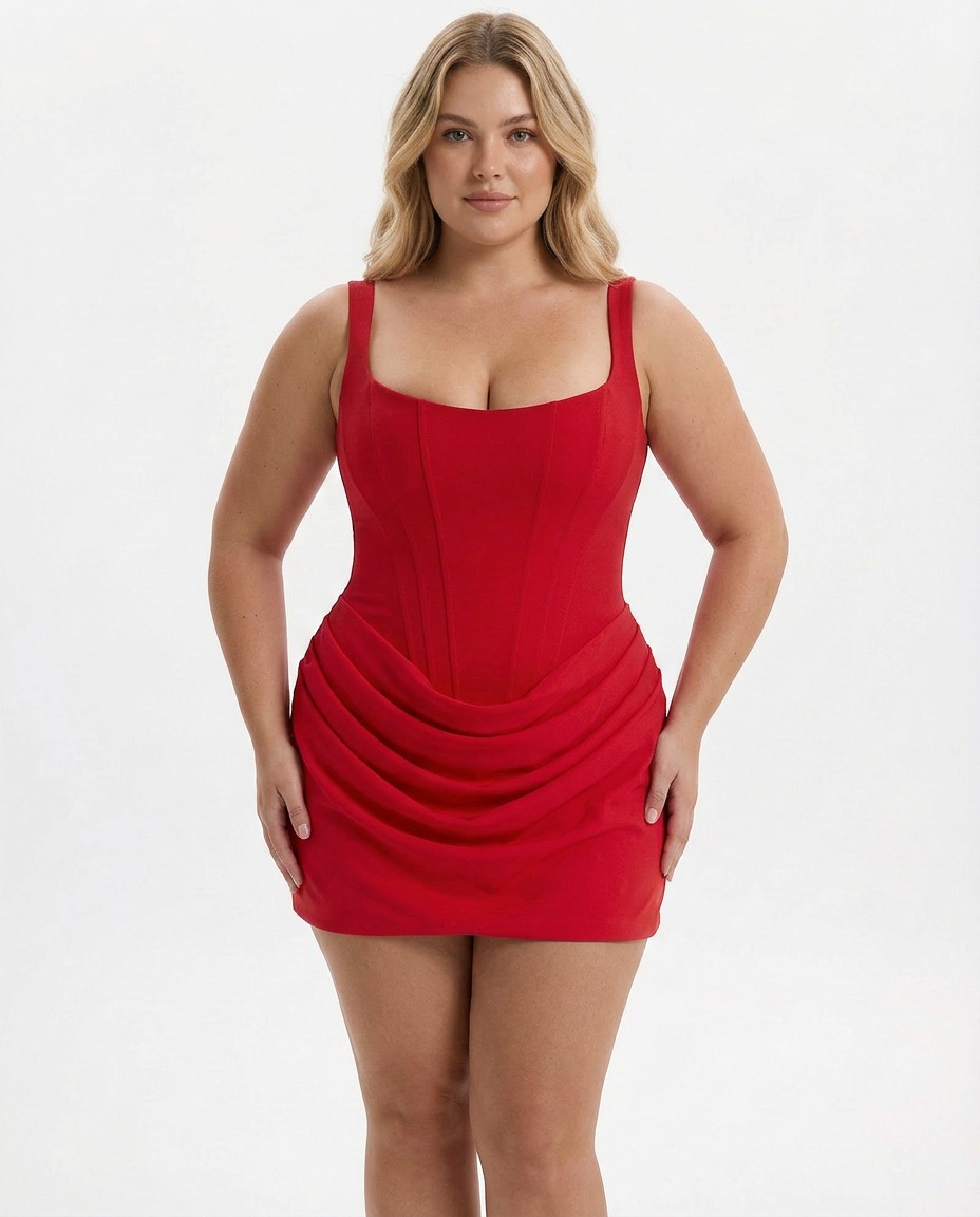 Juno - Robe Mini Drapée