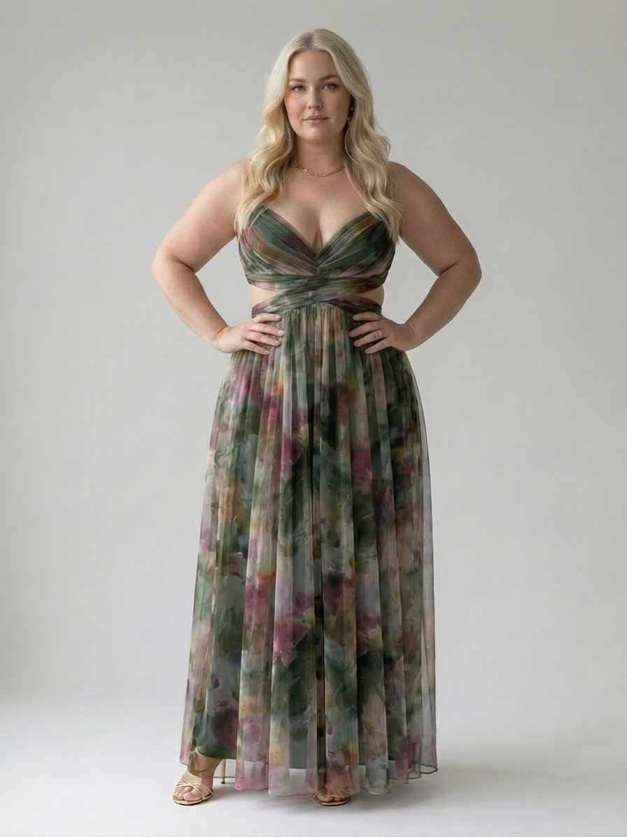 Stella & Grace™ | Robe Maxi Douce en Enveloppement