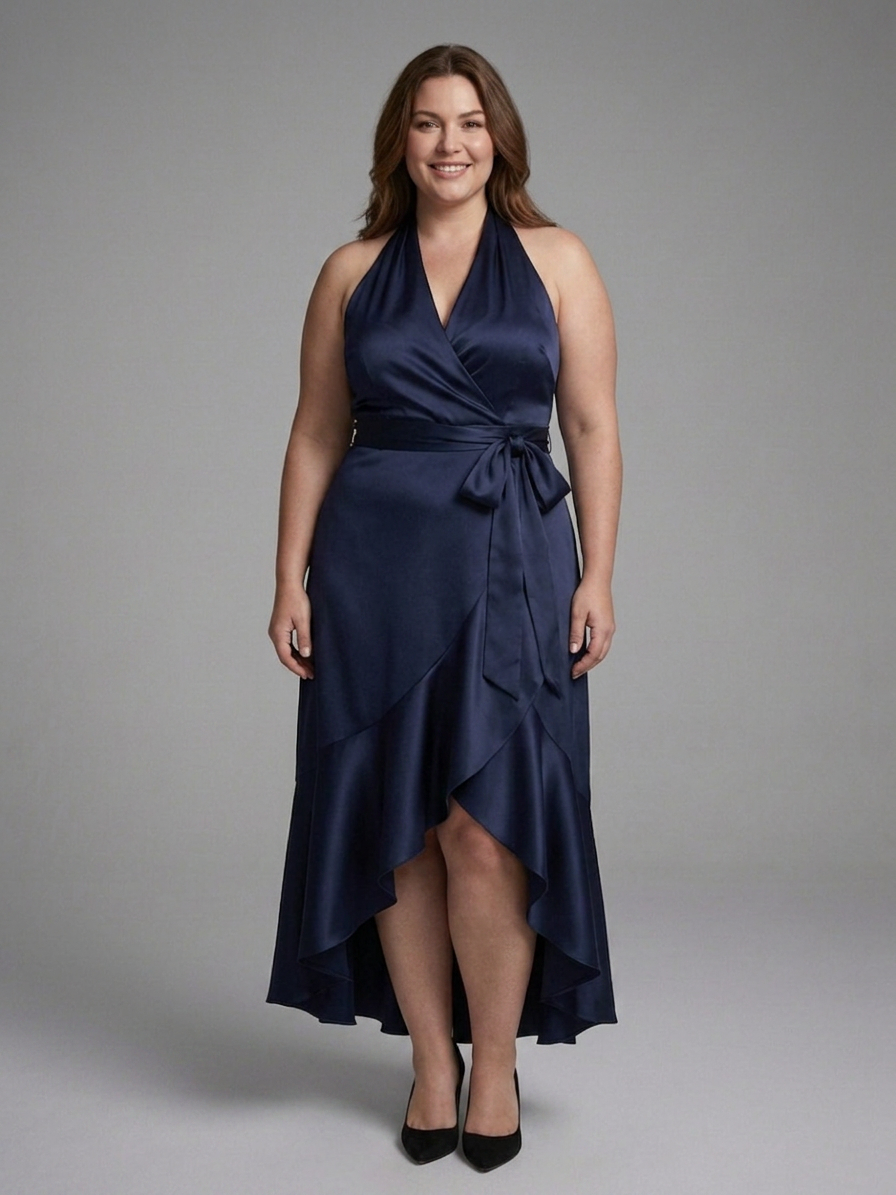Fleur | Robe Haute-Basse avec Bretelles