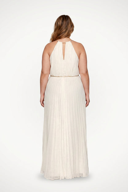 Verity - Robe Maxi Sans Manches Avec Ceinture
