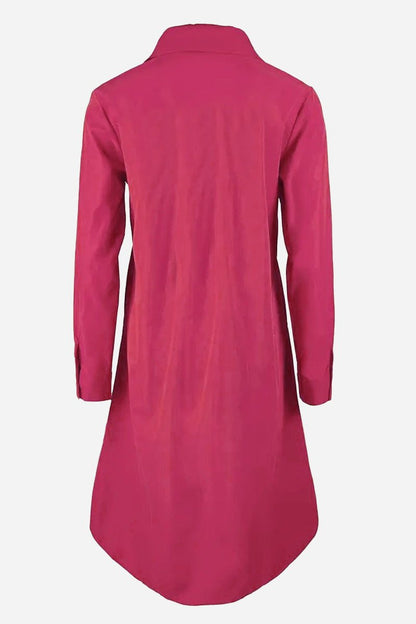 Edith - Robe Longue Style Chemise