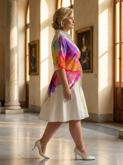 Yara | Robe Jardin Peinte