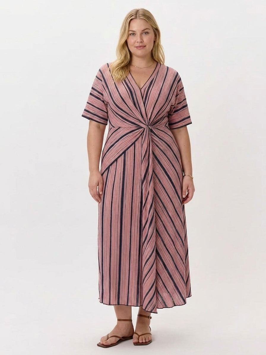 Sora - Robe fluide à taille nouée