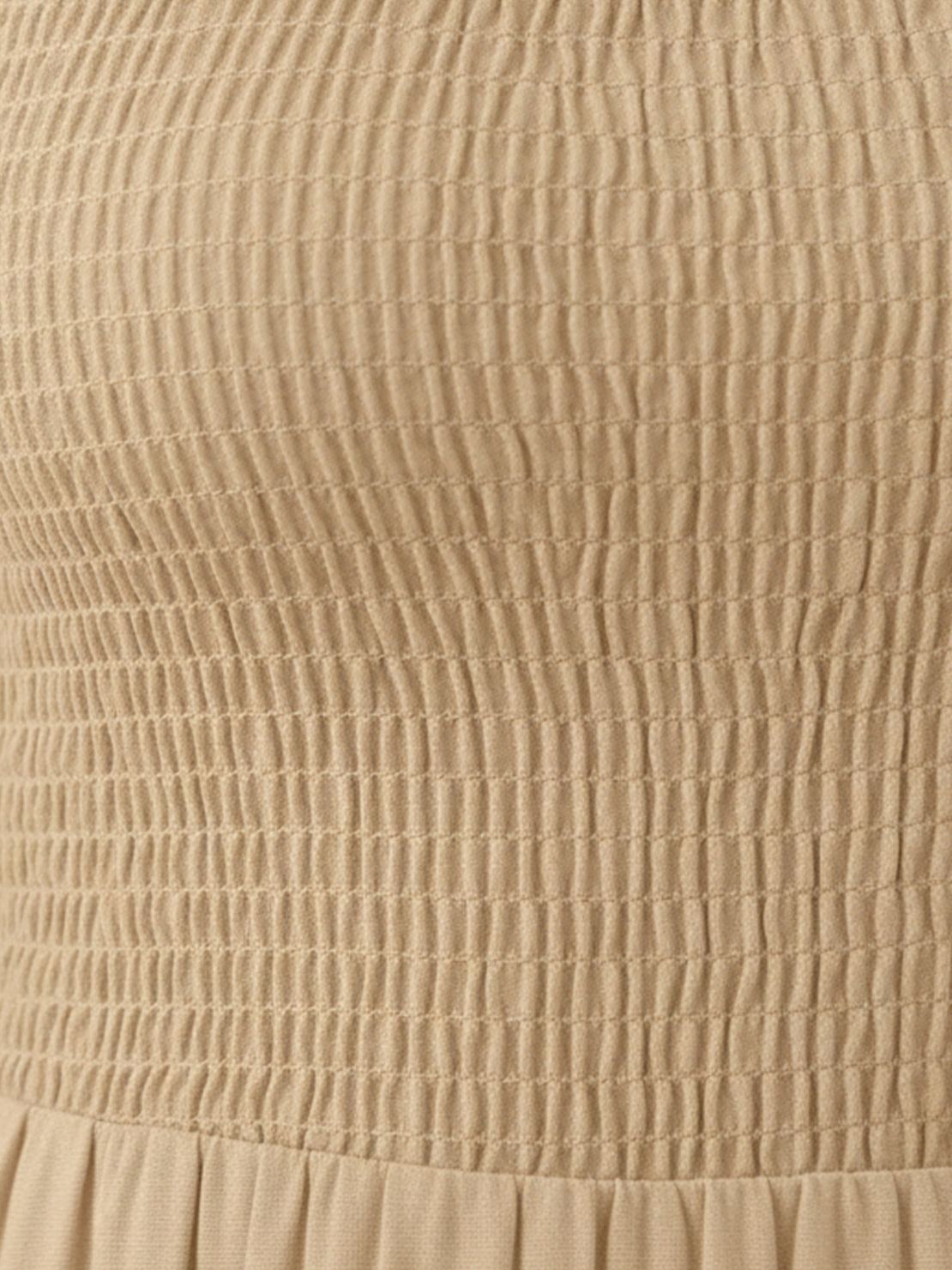 Cassia - Robe Maxi Sans Manches Froncée