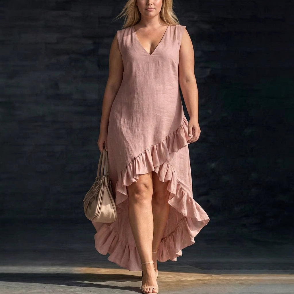 Robe en Coton Lin Naomi : Confort Doux au Quotidien