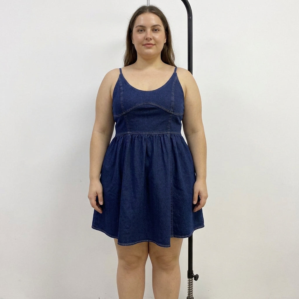 Robe Évasée en Denim Jessamine