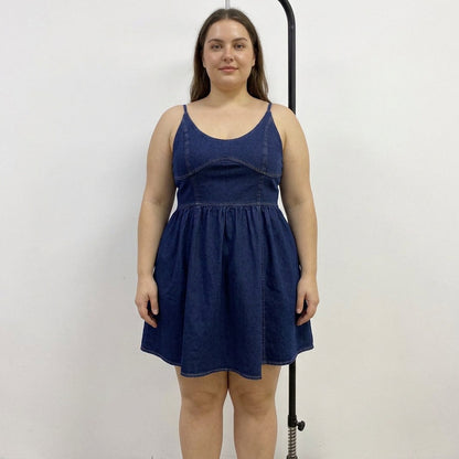 Robe Évasée en Denim Jessamine