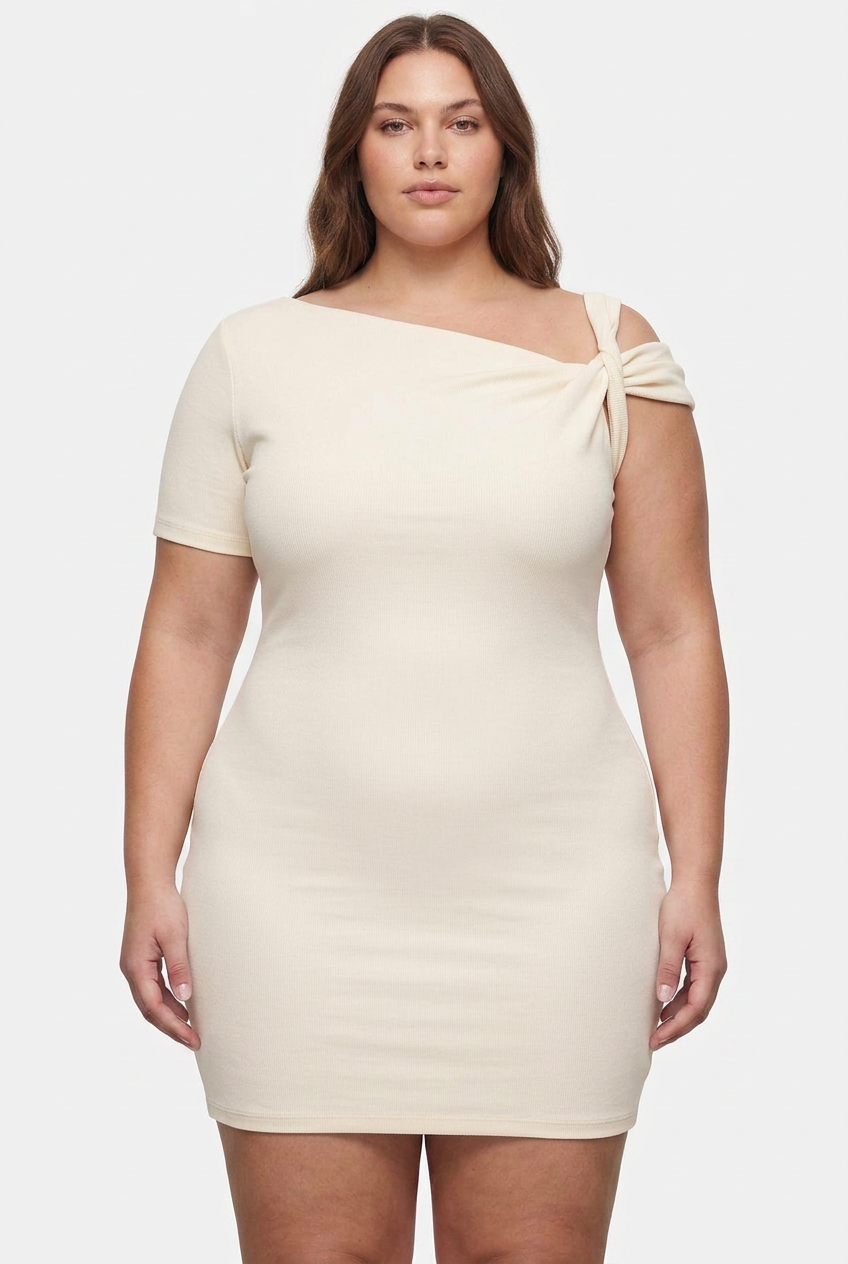 Robe Mini à Bretelles Asymétriques Amélie