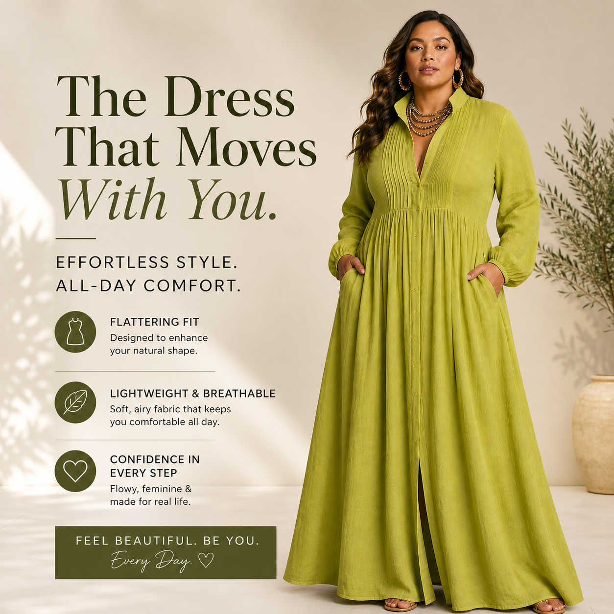 Colette | Robe Maxi Élégante