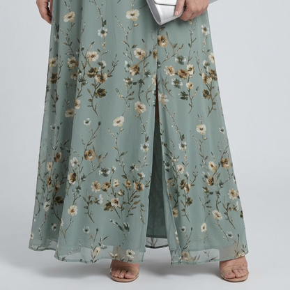Ottilie | Robe Maxi Halter Bloom Flow