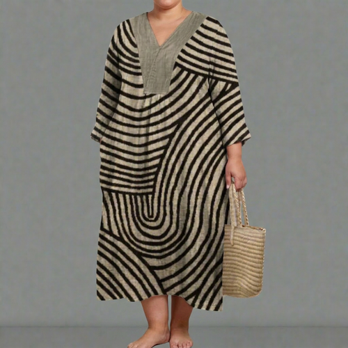 EIRA | ROBE GÉOMÉTRIQUE ÉLÉGANTE