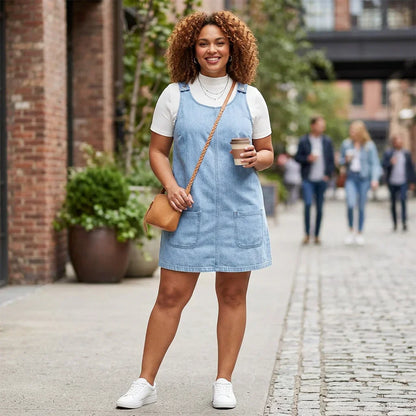 Delia | Robe en Jean Décontractée