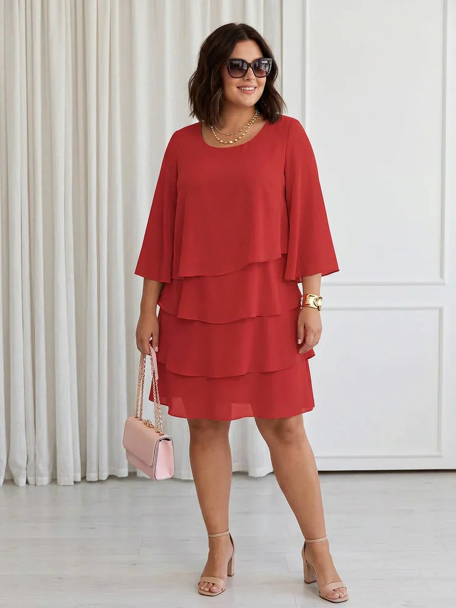Arabella | Robe à volants Élégante et Confortable