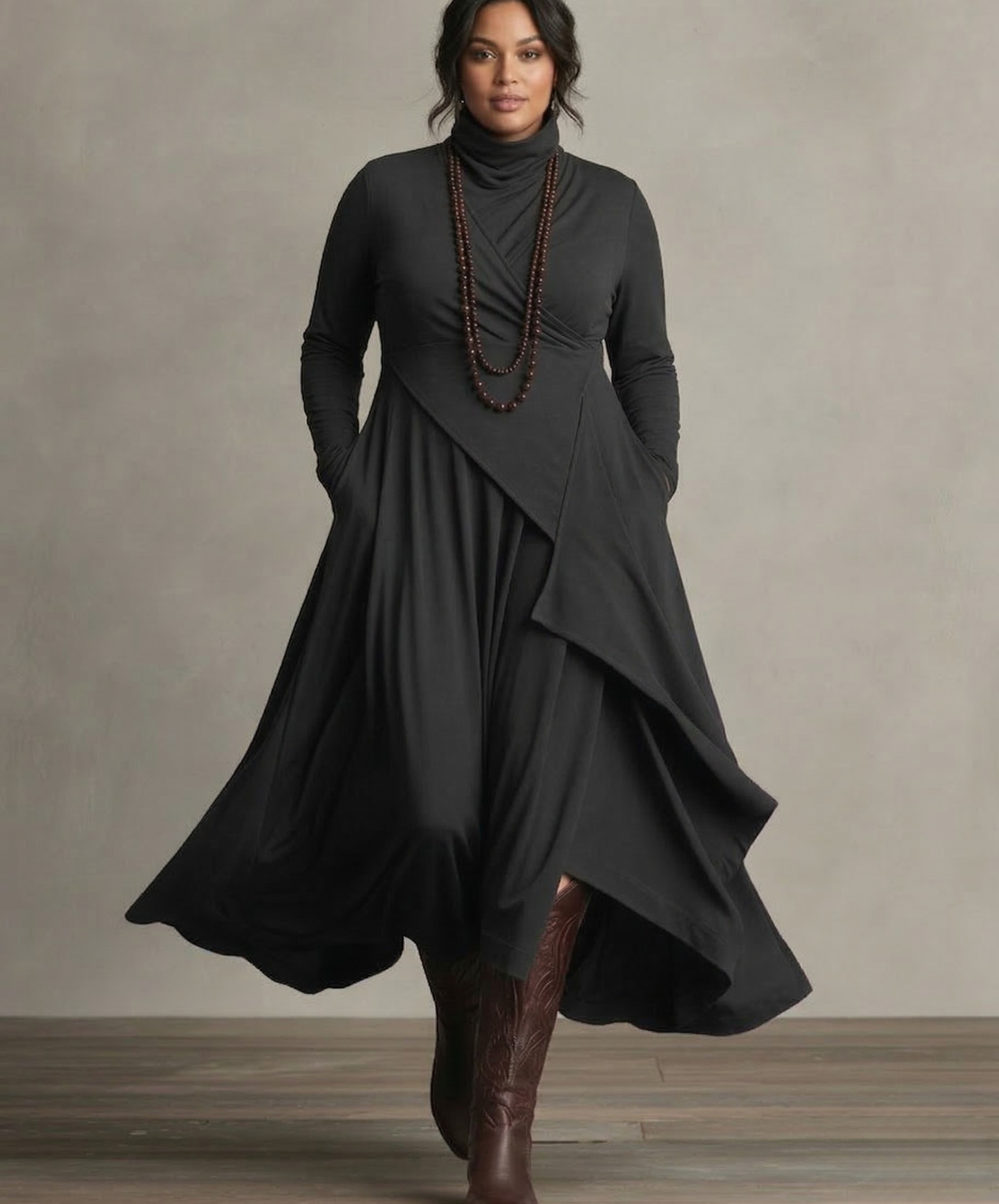 Kaia | Robe Drapée Élégante