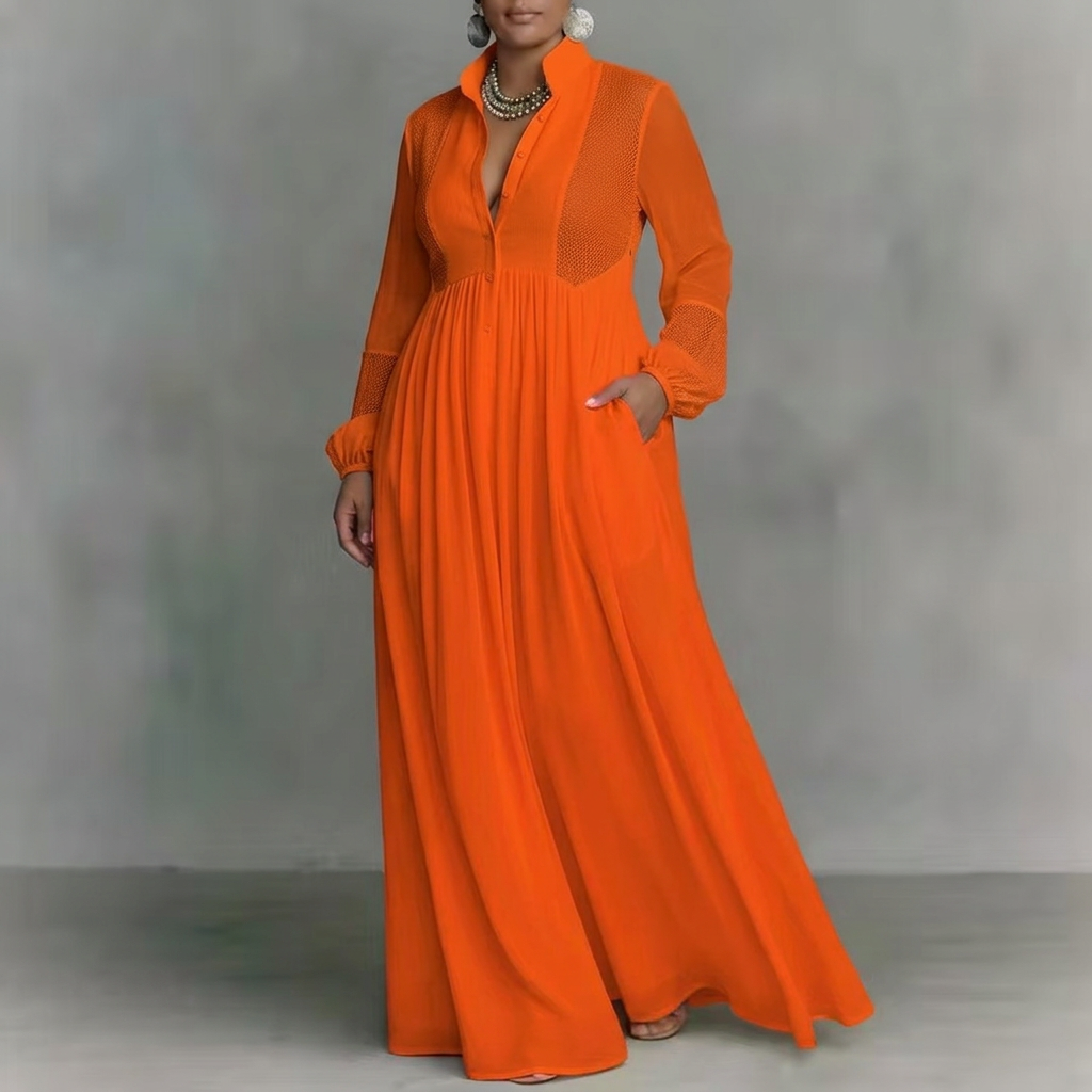 Robe Française Vera : Élégant Détail de Nœud en Ruban