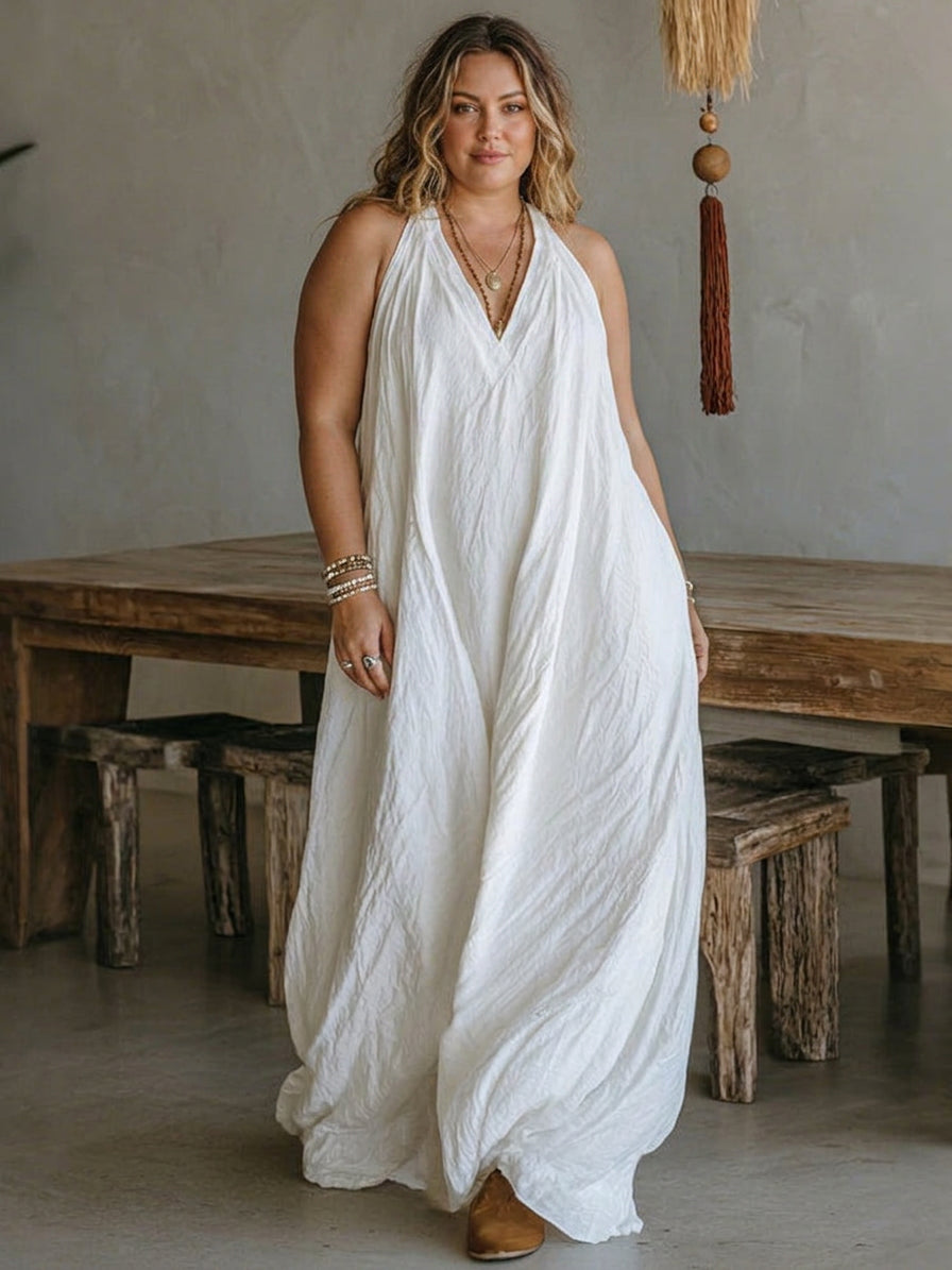 Robe Maxi Sans Manches Saoirse : Élégance Été Sans Effort