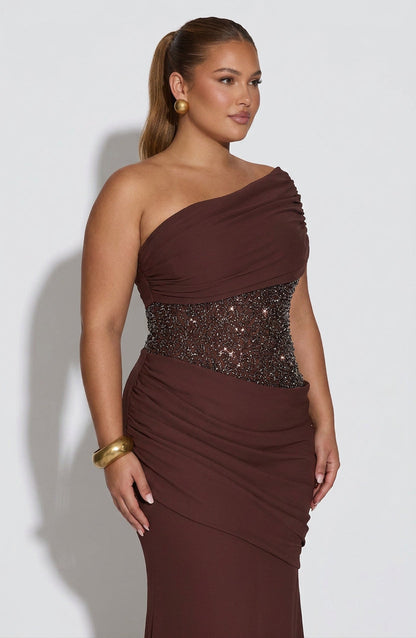 Robe Zaina - Brun Prune