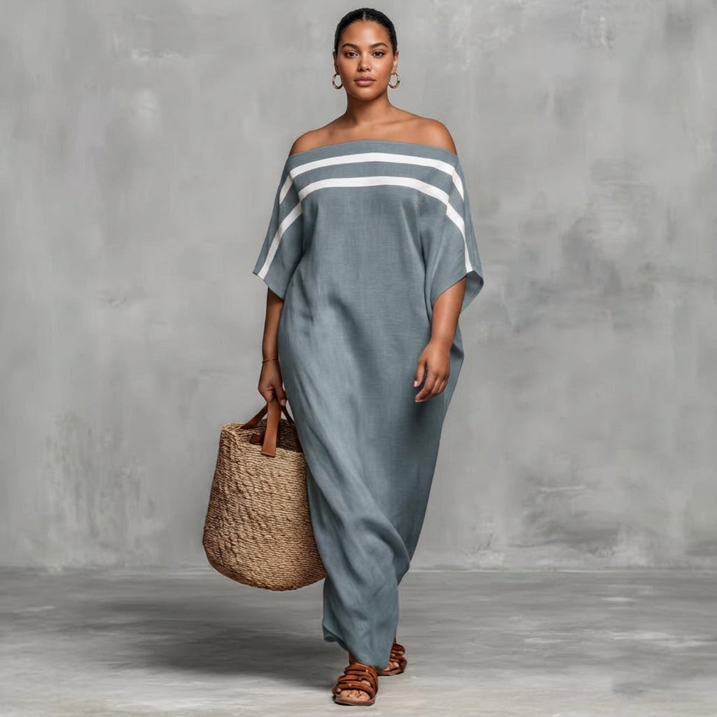 Robe à col montant Lara : Chic quotidien sans effort