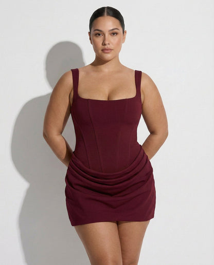 Juno - Robe Mini Drapée