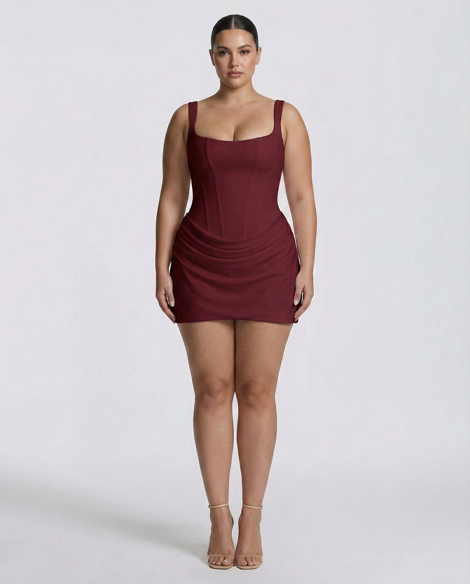 Juno - Robe Mini Drapée