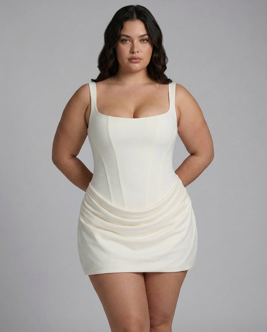 Juno - Robe Mini Drapée