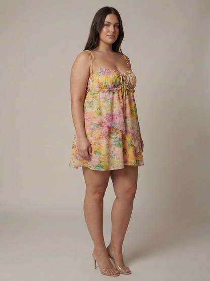 Robe Mini Fleurie
