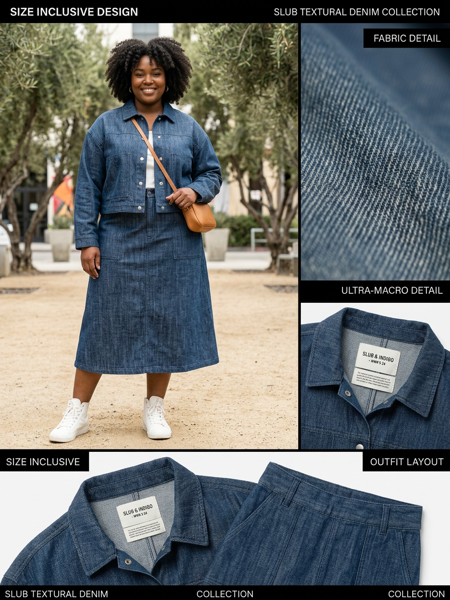 Sasha | Robe Maxi en Denim Doux Lavé Vintage