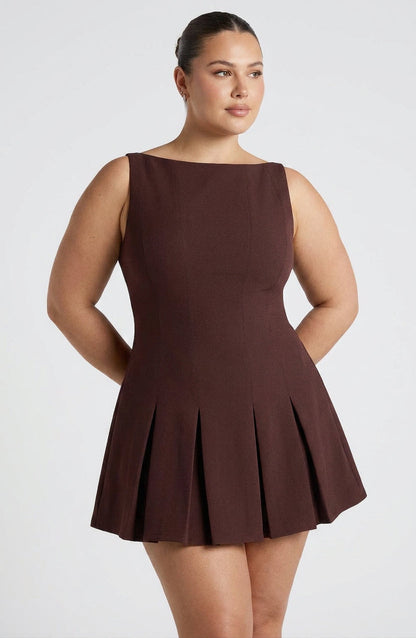 Robe Mini Romy - Marron Prune