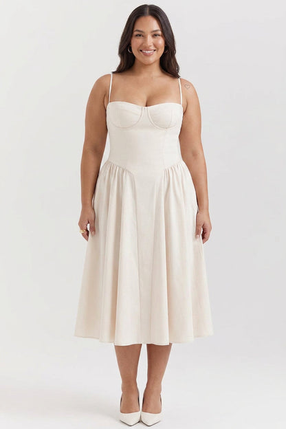 Robe Midi Fleur