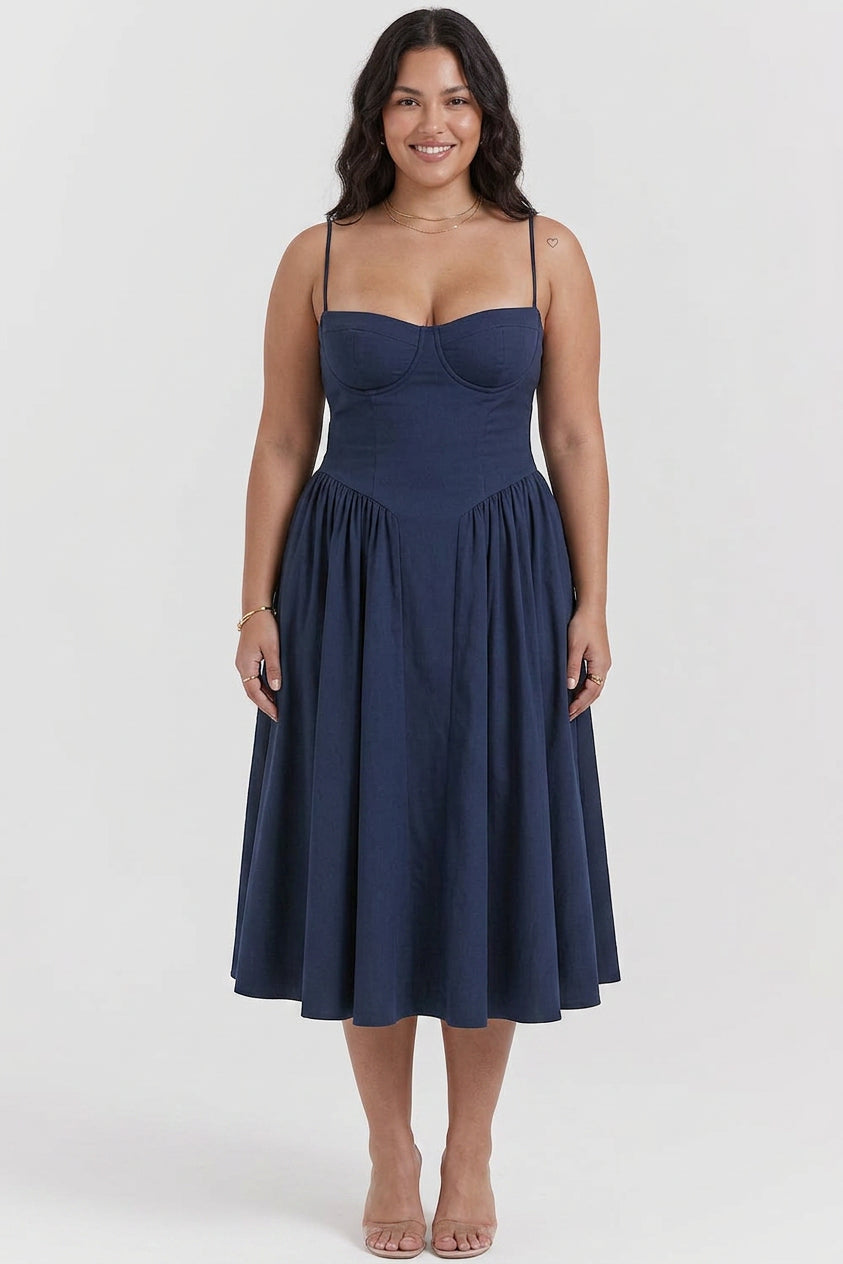 Robe Midi Fleur