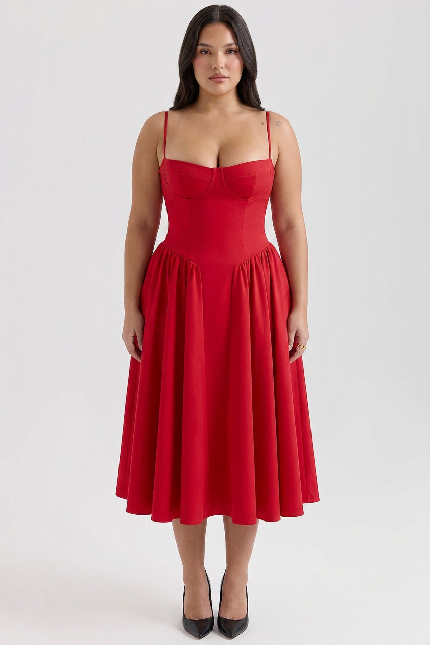 Robe Midi Fleur