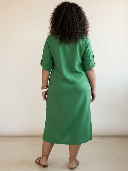 Esmé - Robe en Lin Élégante