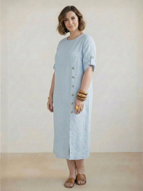 Esmé - Robe en Lin Élégante