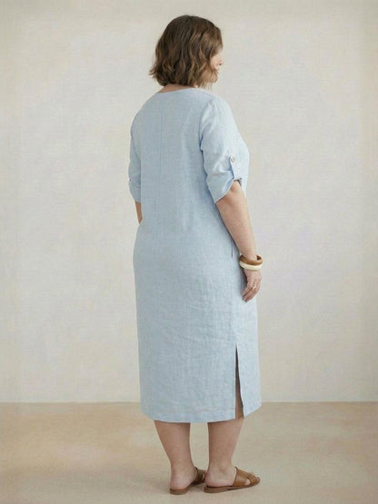Esmé - Robe en Lin Élégante