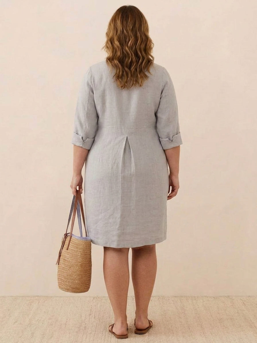 Irina - Classe Intemporelle : Robe en Coton