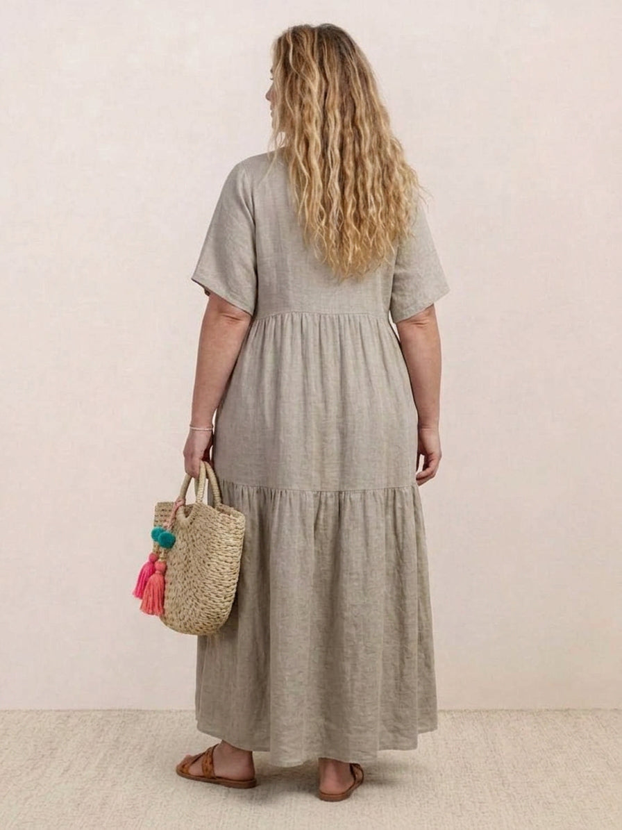 Perdita - Robe Maxi à Col V