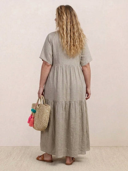 Perdita - Robe Maxi à Col V