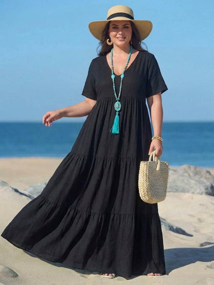 Perdita - Robe Maxi à Col V